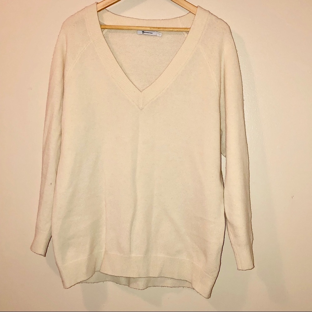 T Alexander Wang Oversized V-Neck Sweater-S(?M-L)